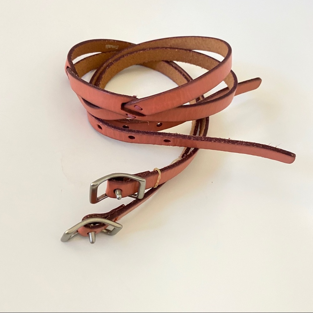 Fossil Leather Belt Double Straps
